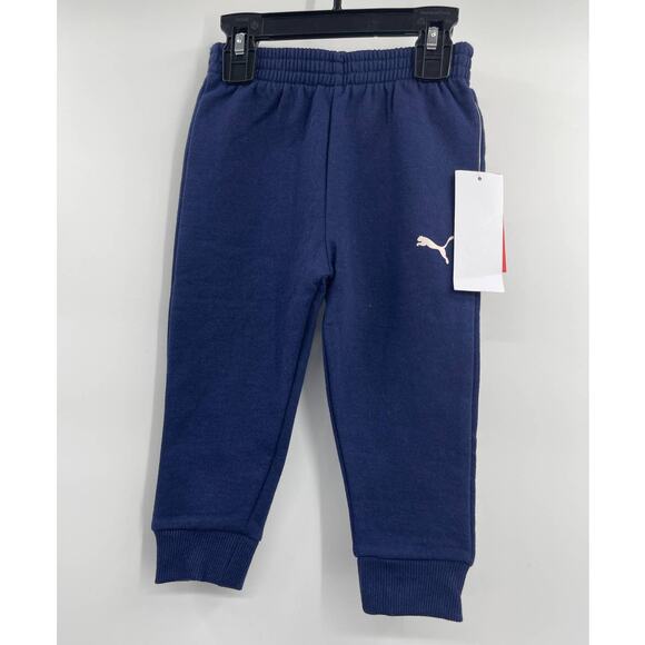 Puma Childrens Kids Girls Blue Lilac Sweatshirt Jogger Pants 2 pc Set 18 months - Picture 2 of 10